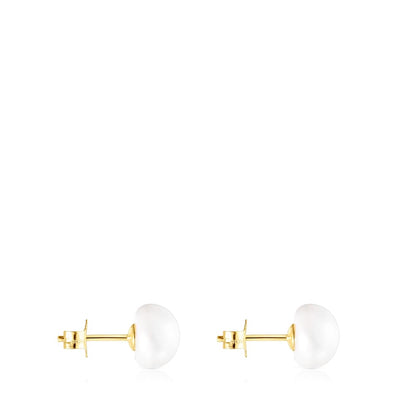 Gold   Pearls Earrings with Pearls |