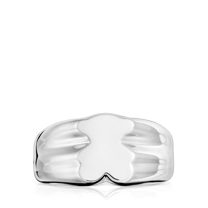 Silver bear 10 mm Signet ring Sweet Dolls |