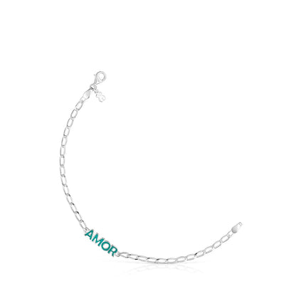 Blue Crossword Amor Bracelet |