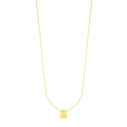 Gold Sweet Dolls Necklace Bear motif |