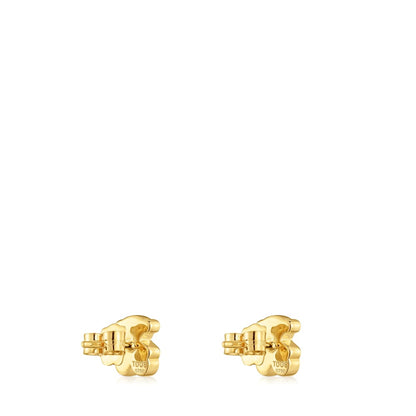 8 mm gold bear Earrings Sweet Dolls |
