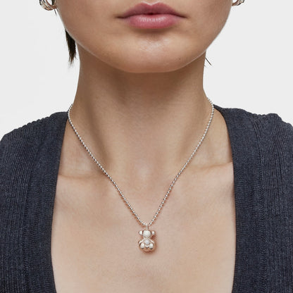Medium bear Pendant in silver and pearl Bold Bear |