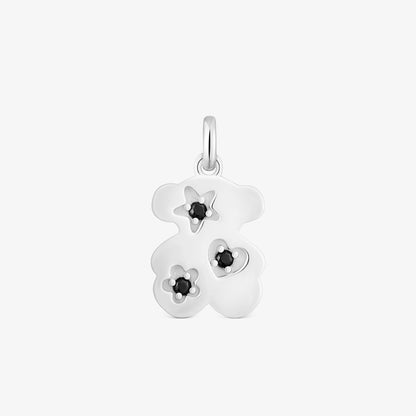 Silver and spinel bear Pendant Sweet Dolls