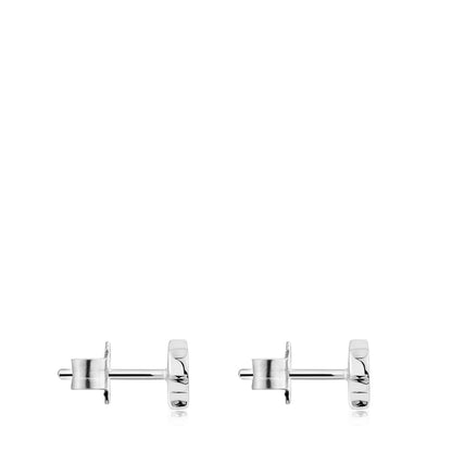 Silver 6mm Bear earrings Sweet Dolls |