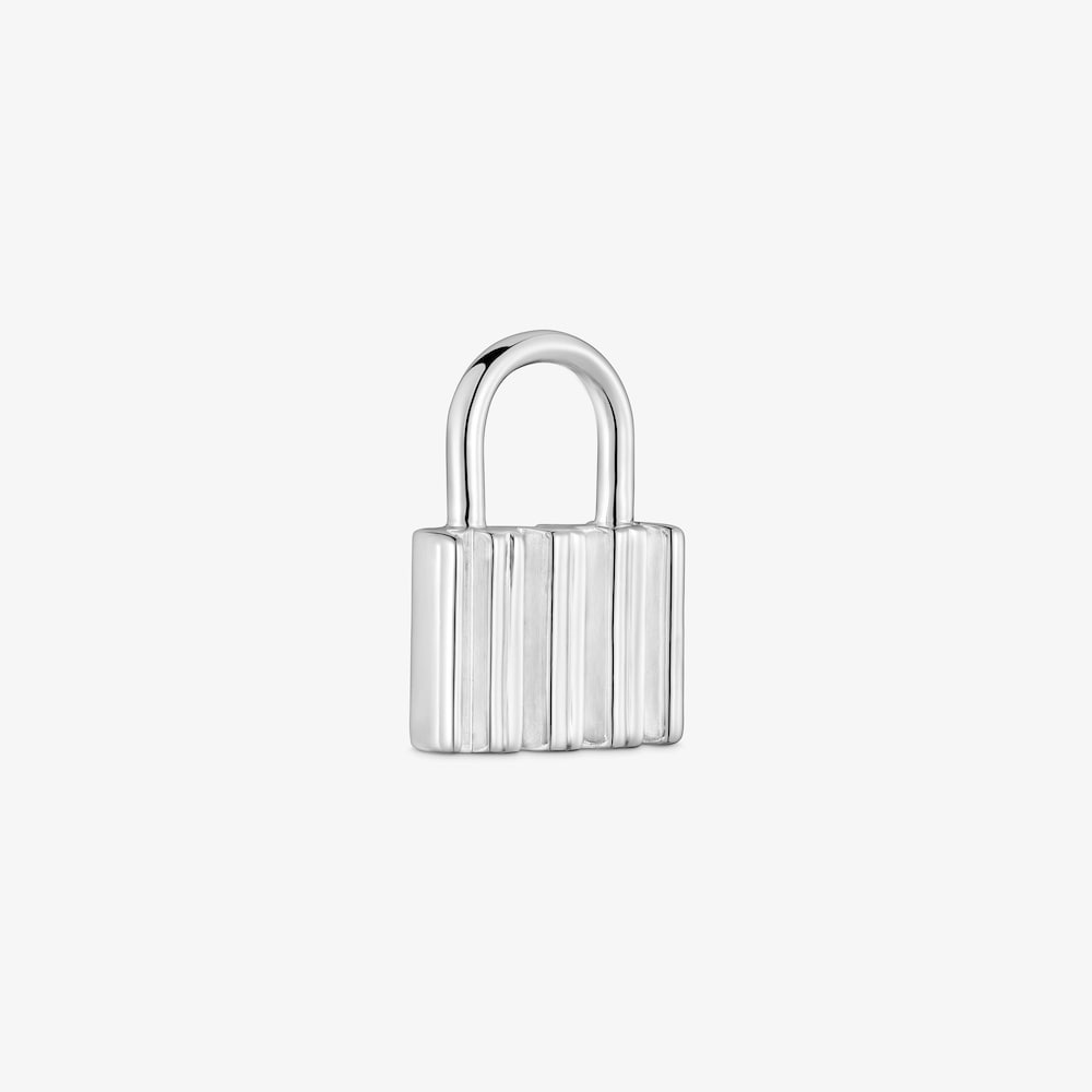 Silver padlock motif Pendant Mama