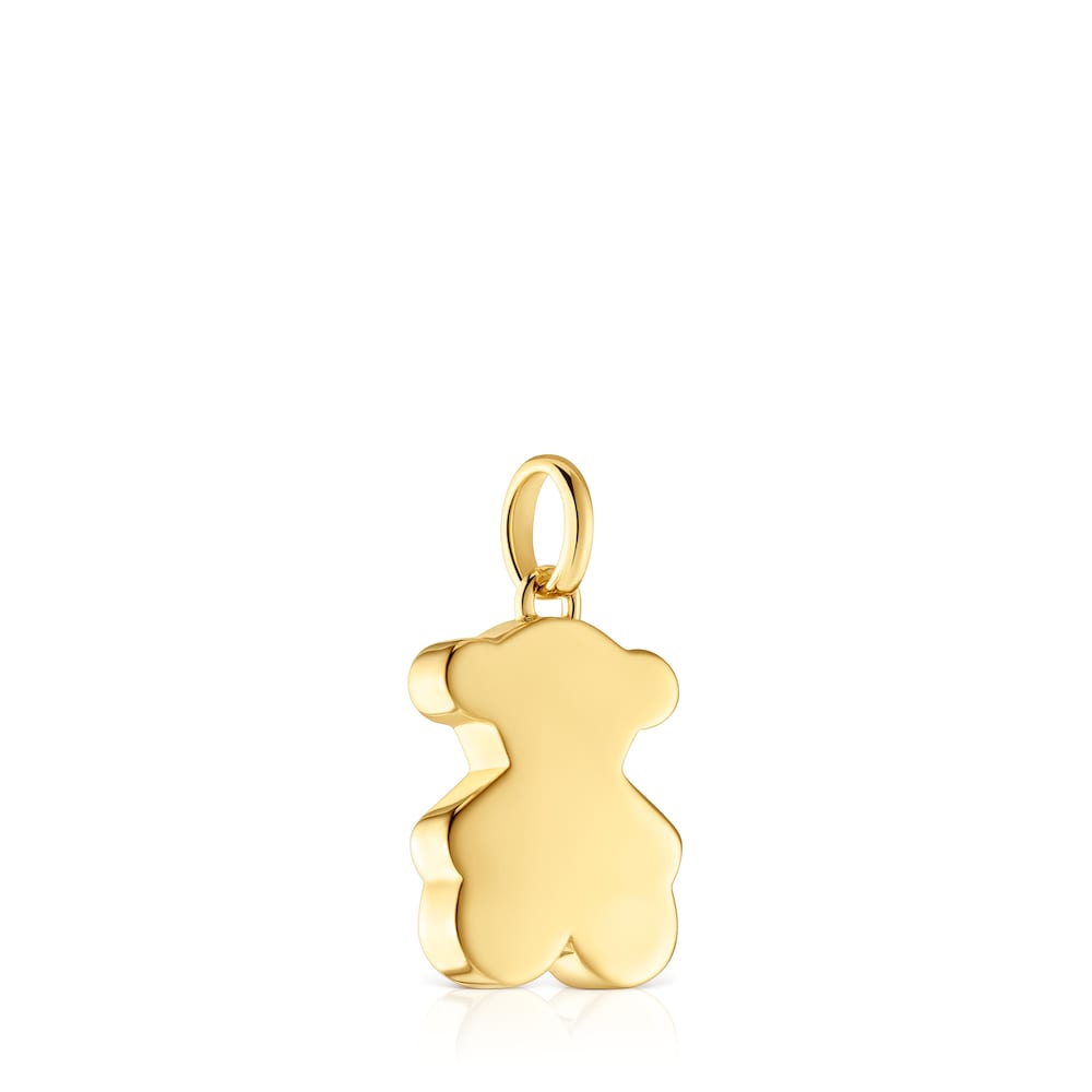 Small 16mm gold plating over silver bear Pendant Sweet Dolls |