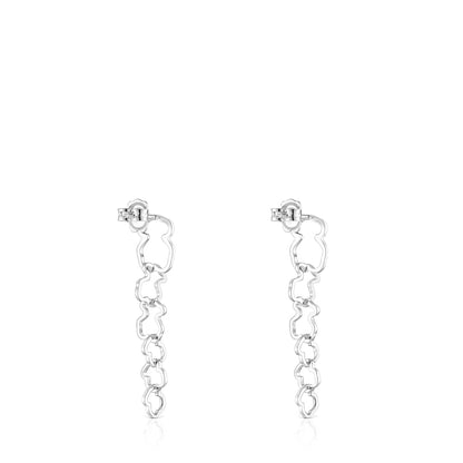 Long   Carrusel bear-motif Earrings |