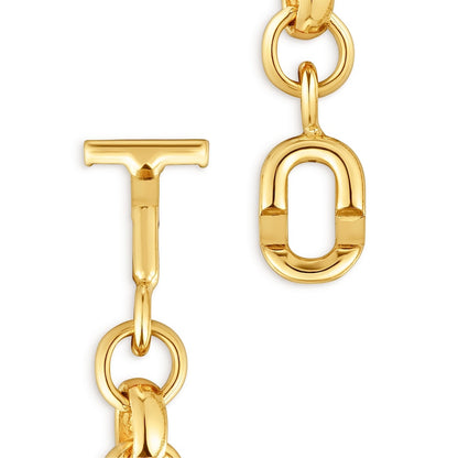 17,5 cm gold-plated Chain bracelet MANIFESTO
