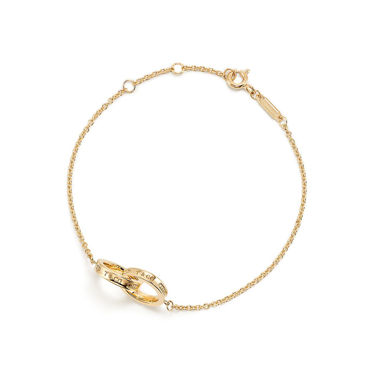 Tiffany 1837™ Interlocking Circles Chain Bracelet in Yellow God
