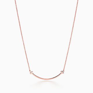 Tiffany T Smile Pendant in Yellow  Small