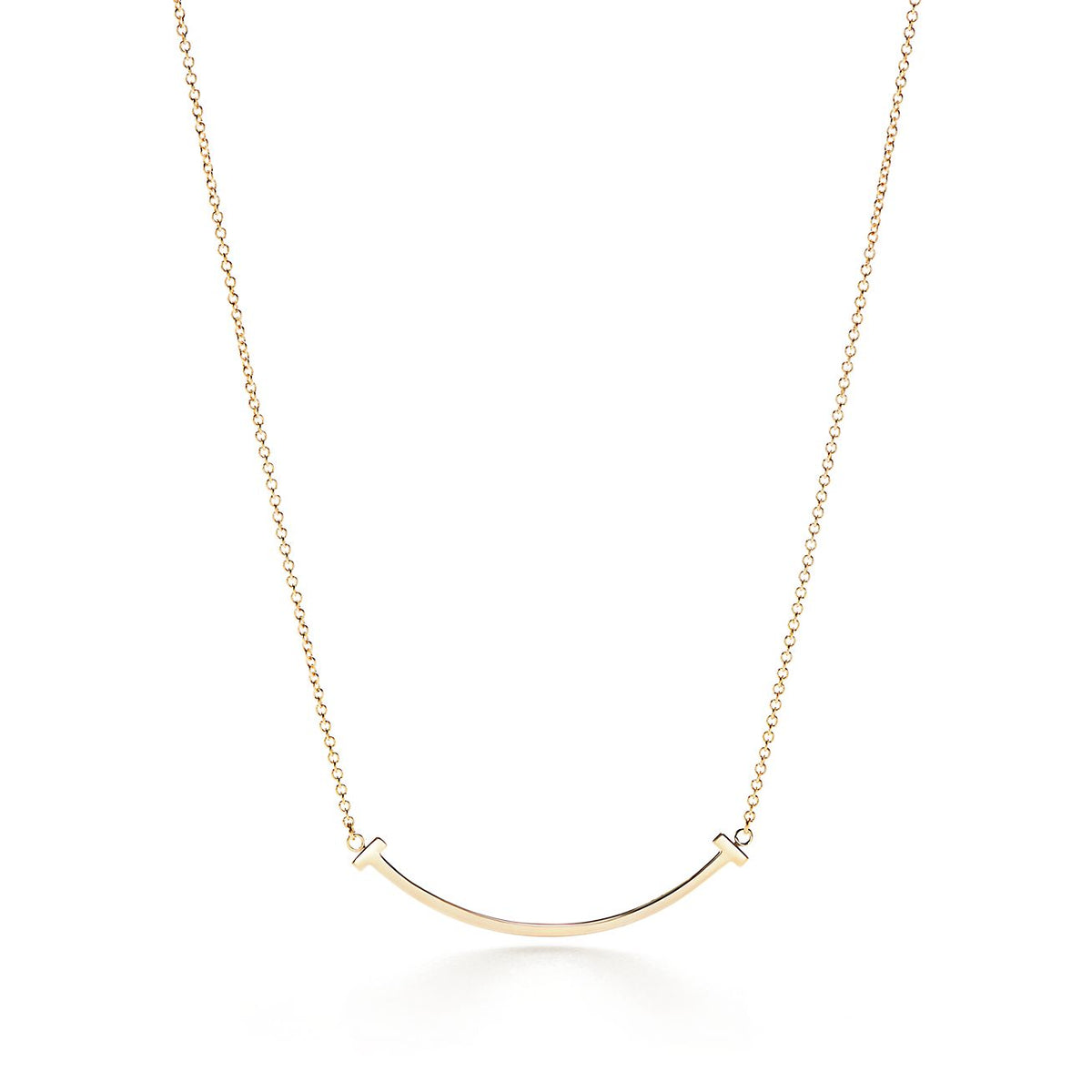 Tiffany T Smile Pendant in Yellow  Small