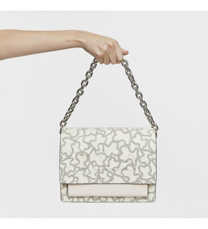 M. Audree Chain K Icon Beige Bag