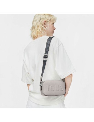 La Rue New grey reporter shoulder bag