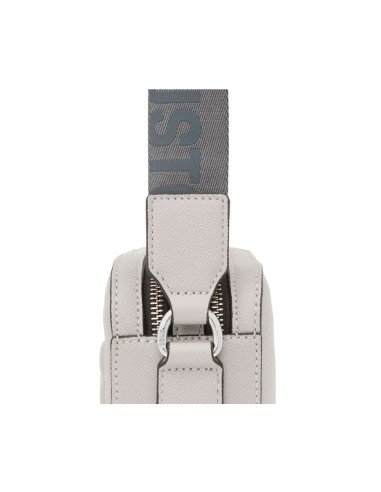 La Rue New grey reporter shoulder bag