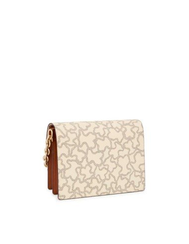 Medium Shoulder Bag Beige Audree Kaos Icon