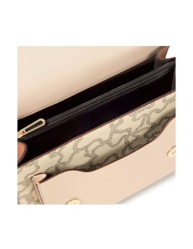 Medium Shoulder Bag Beige Audree Kaos Icon