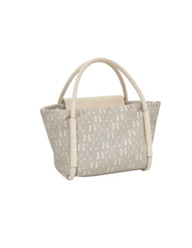 Beige printed small carrycot   Silhouette Soft